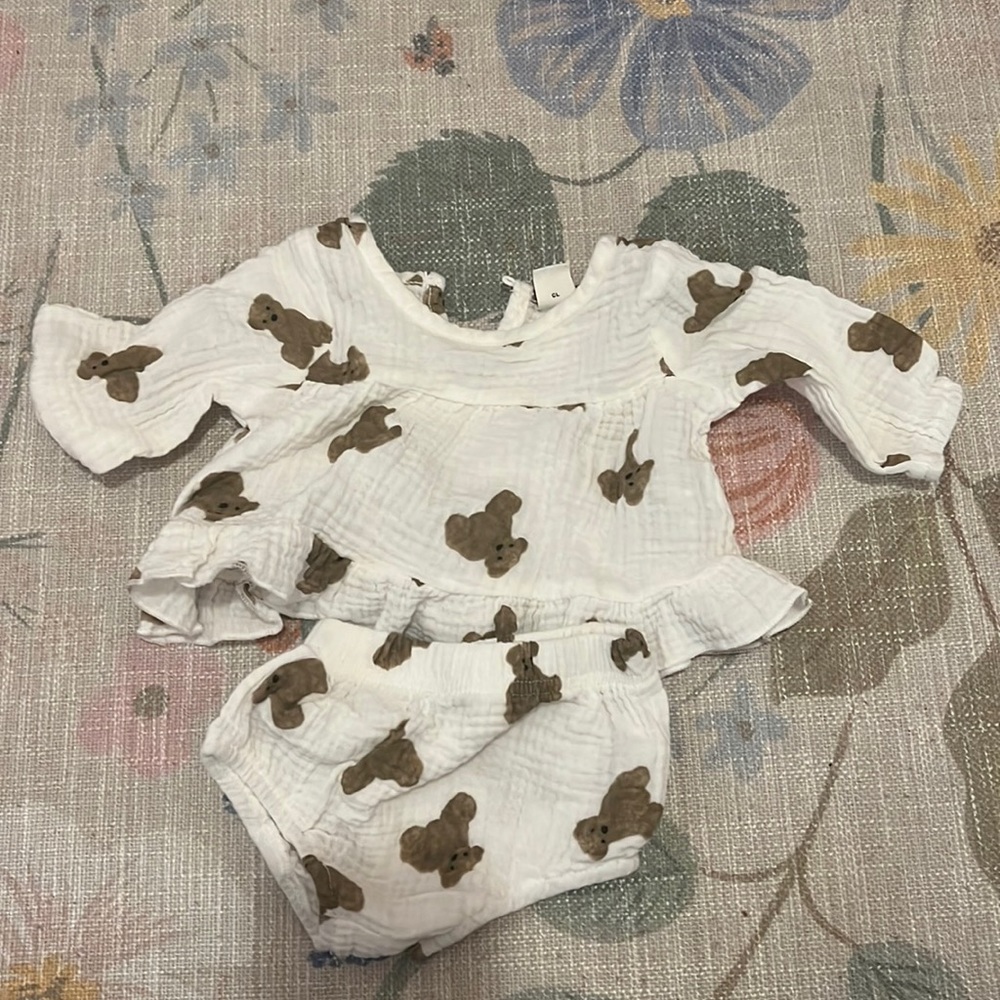 3-6 Month Teddy Bear Outfit